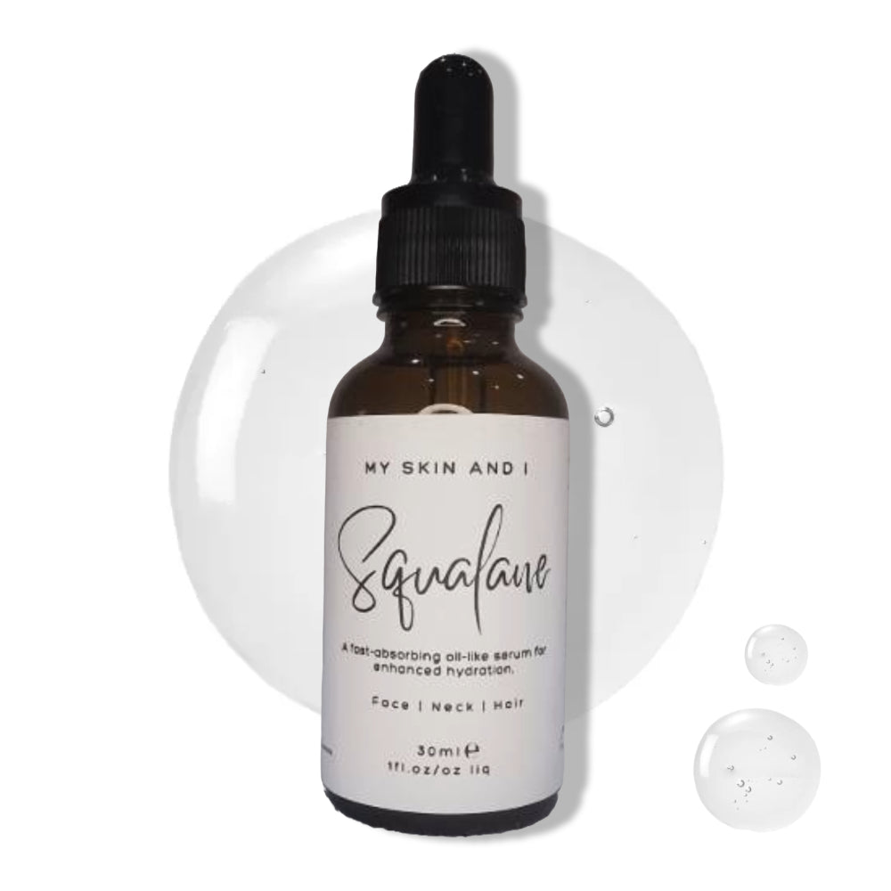 100% Plant-Derived Olive Squalane - Face & Hair Hydrating Oil