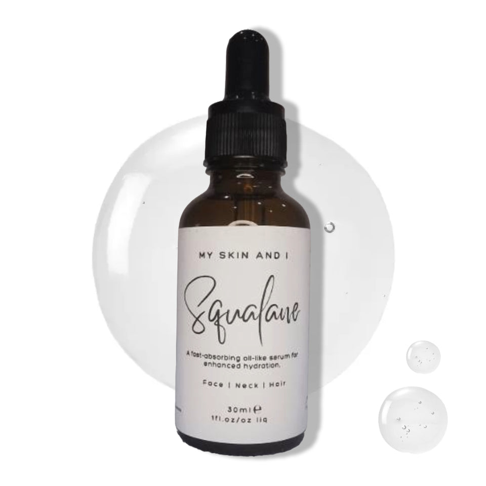 100% Plant-Derived Olive Squalane - Face & Hair Hydrating Oil