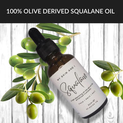 100% Plant-Derived Olive Squalane - Face & Hair Hydrating Oil